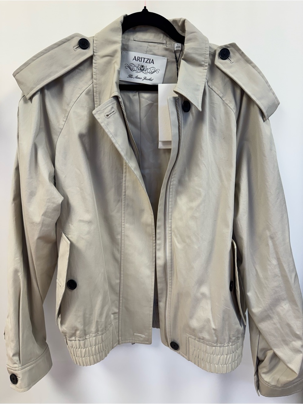 Aritzia Arno Trench-Inspired Jacket nwt